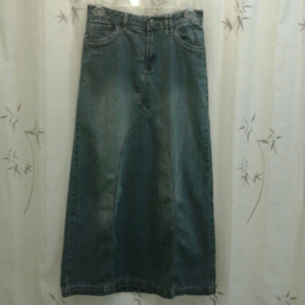 Cato jean skirt