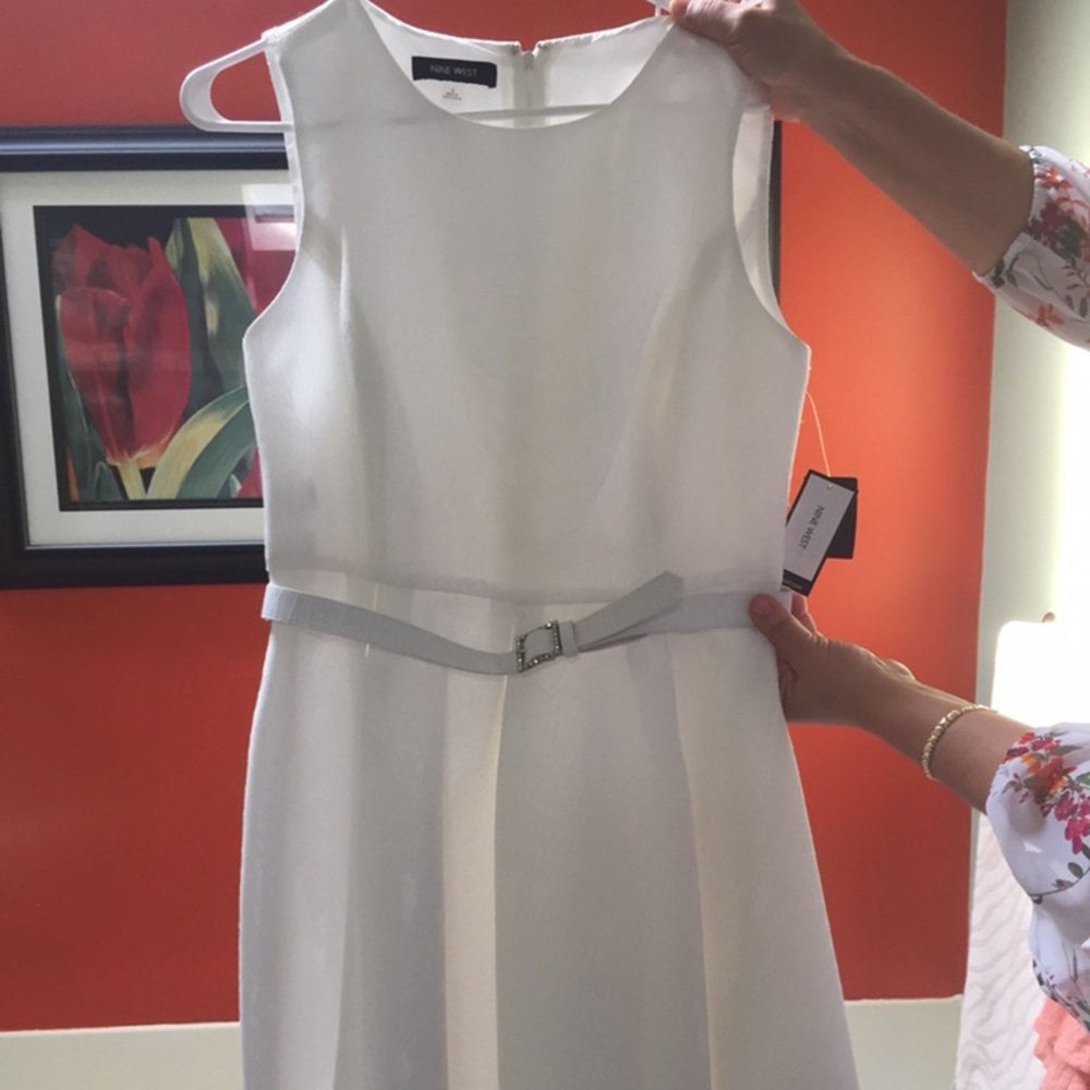 white cocktail dress