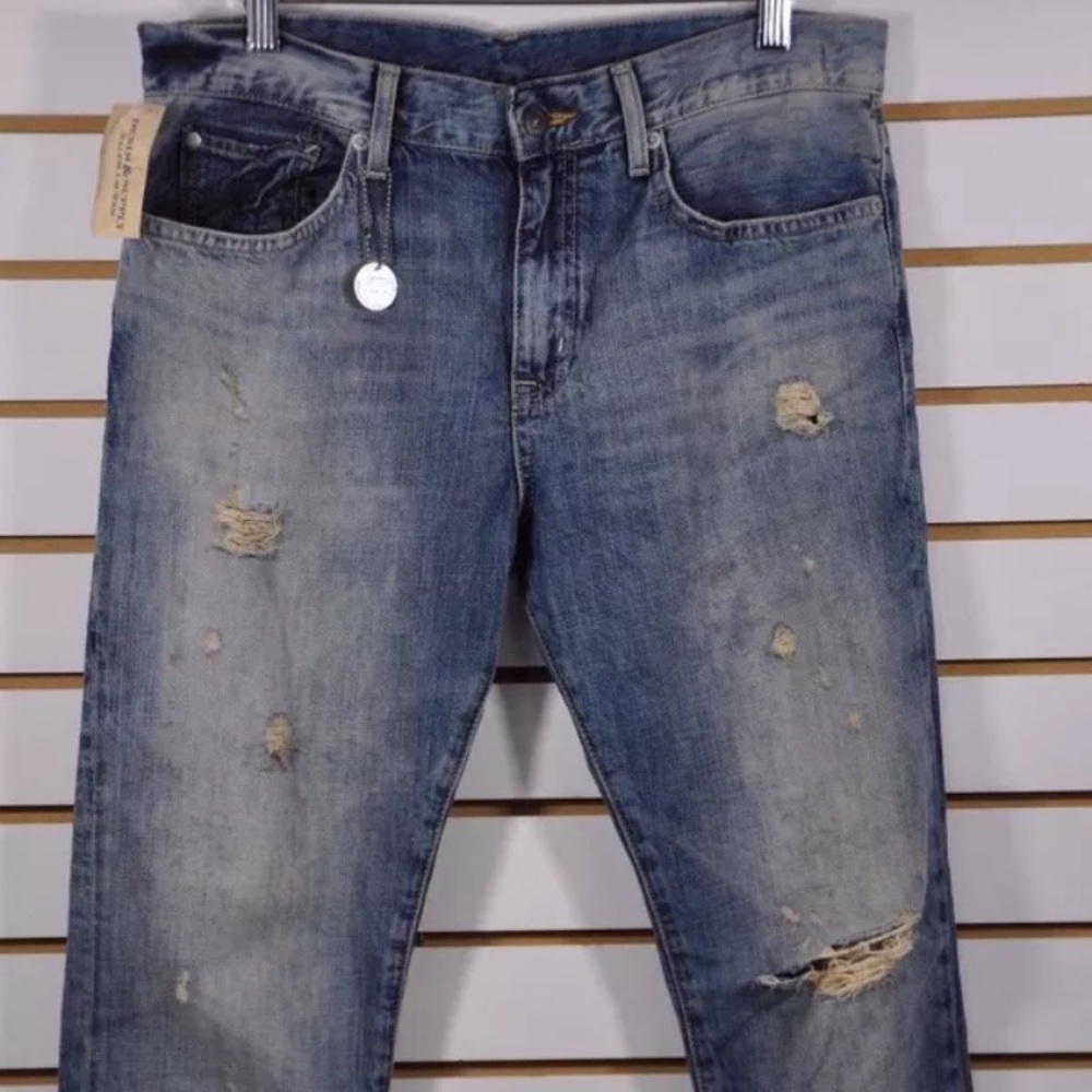Ralph Lauren supply distressed boyfriend jeans