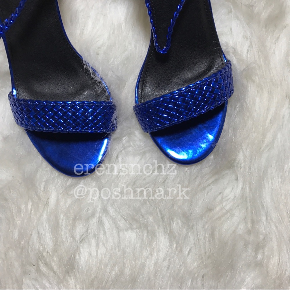 Braided Open Toe Lace-Up Tassel Stiletto Heel 💙✨ - Picture 3 of 5