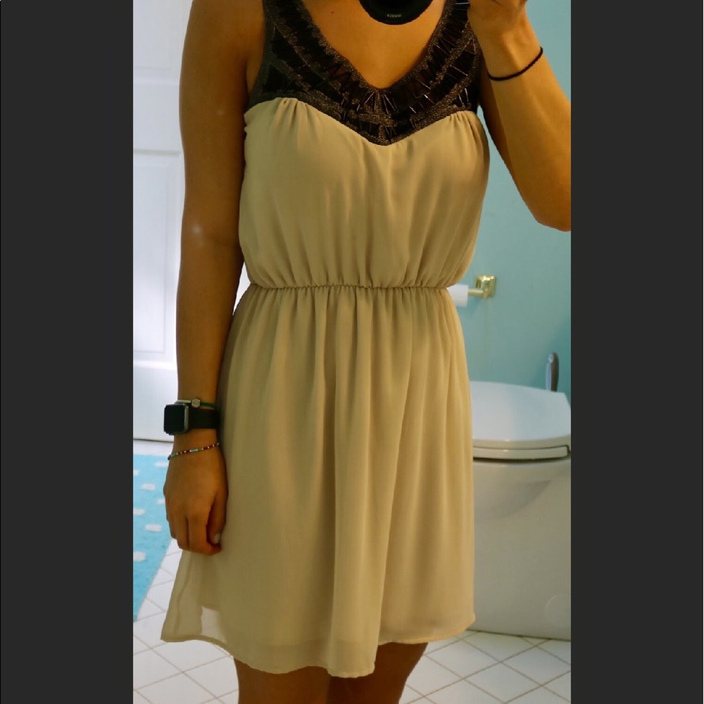 Tan Dress