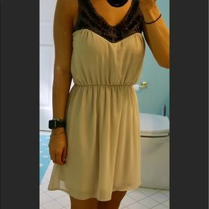 Tan Dress