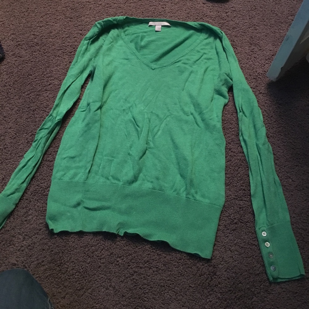 Forest green sweater