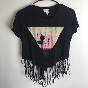 Fringe tshirt