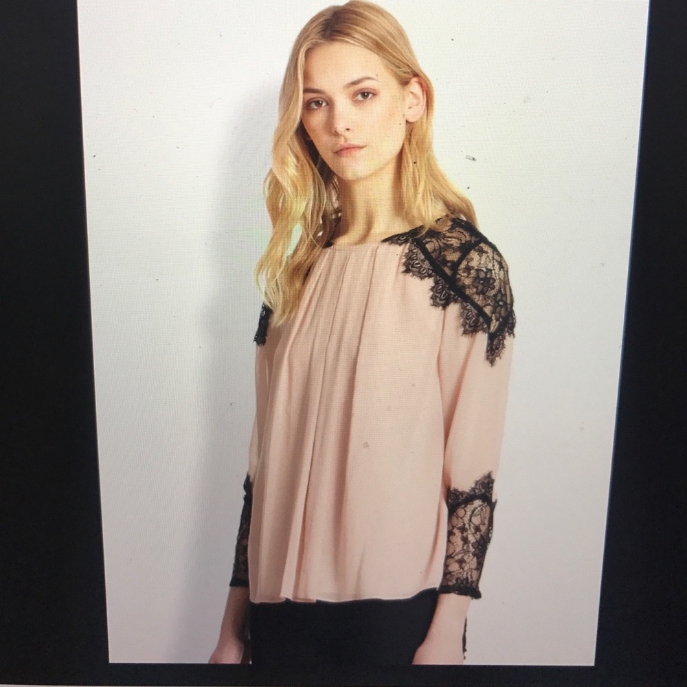 Alice & Olivia Danyelle Silk blouse