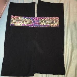 PINK Rainbow Tribal Short Yoga Pants