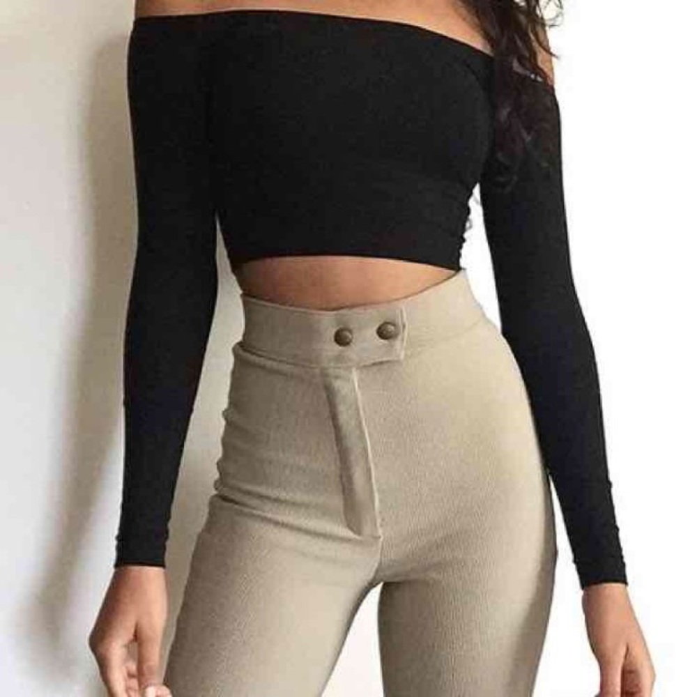 American Apparel Taupe Riding Pants