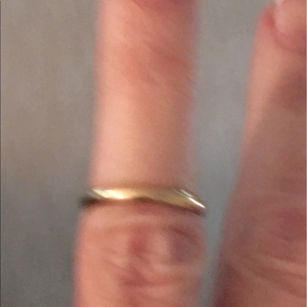 10kt 2mm YG wedding band.