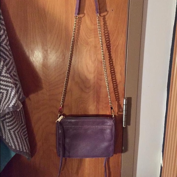 Plum/ Purple Rebecca Minkoff mini M.A.C. bag. - Picture 3 of 4