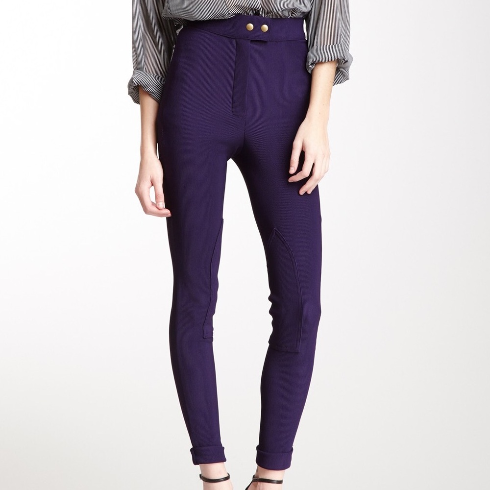 American Apparel Riding Pants Purple small