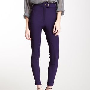 American Apparel Riding Pants Purple small