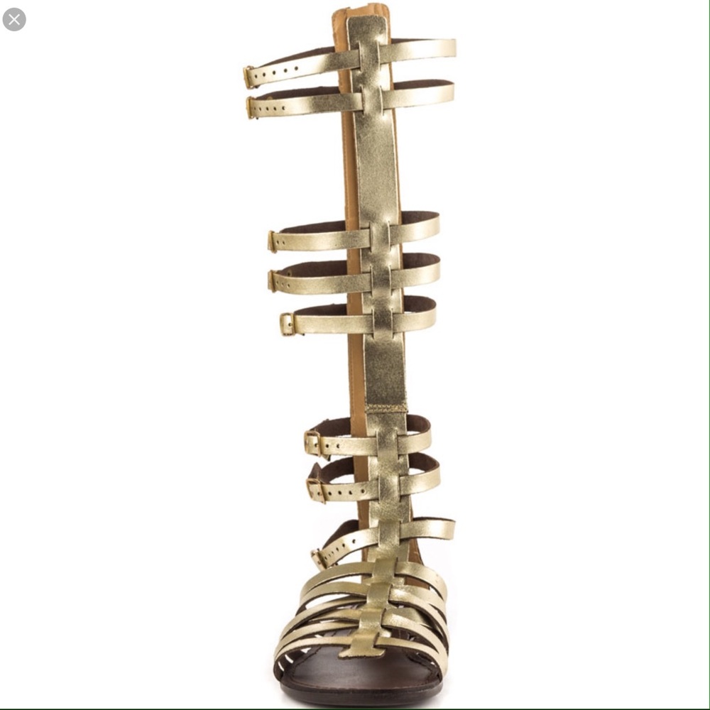 Steve Madden Sparta Gladiator Sandal Gold