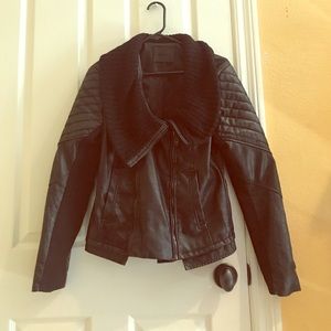 BLANKNYC Leather motorcycle jacket