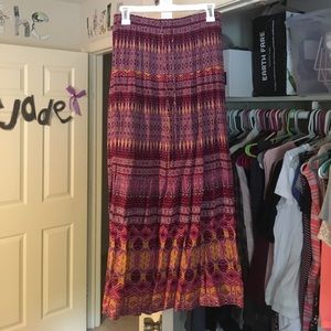 Tribal Maxi Skirt
