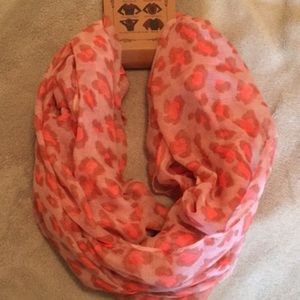 leopard infinity scarf