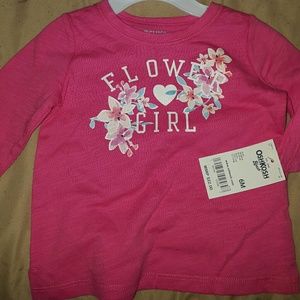 Osh kosh baby girl shirt
