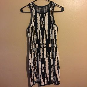 F21 black and creme dress size M