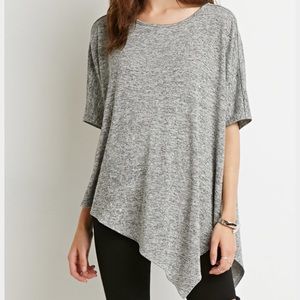 Asymmetrical hem top