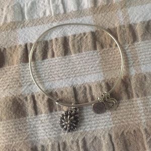 Alex and Ani flower bracelet