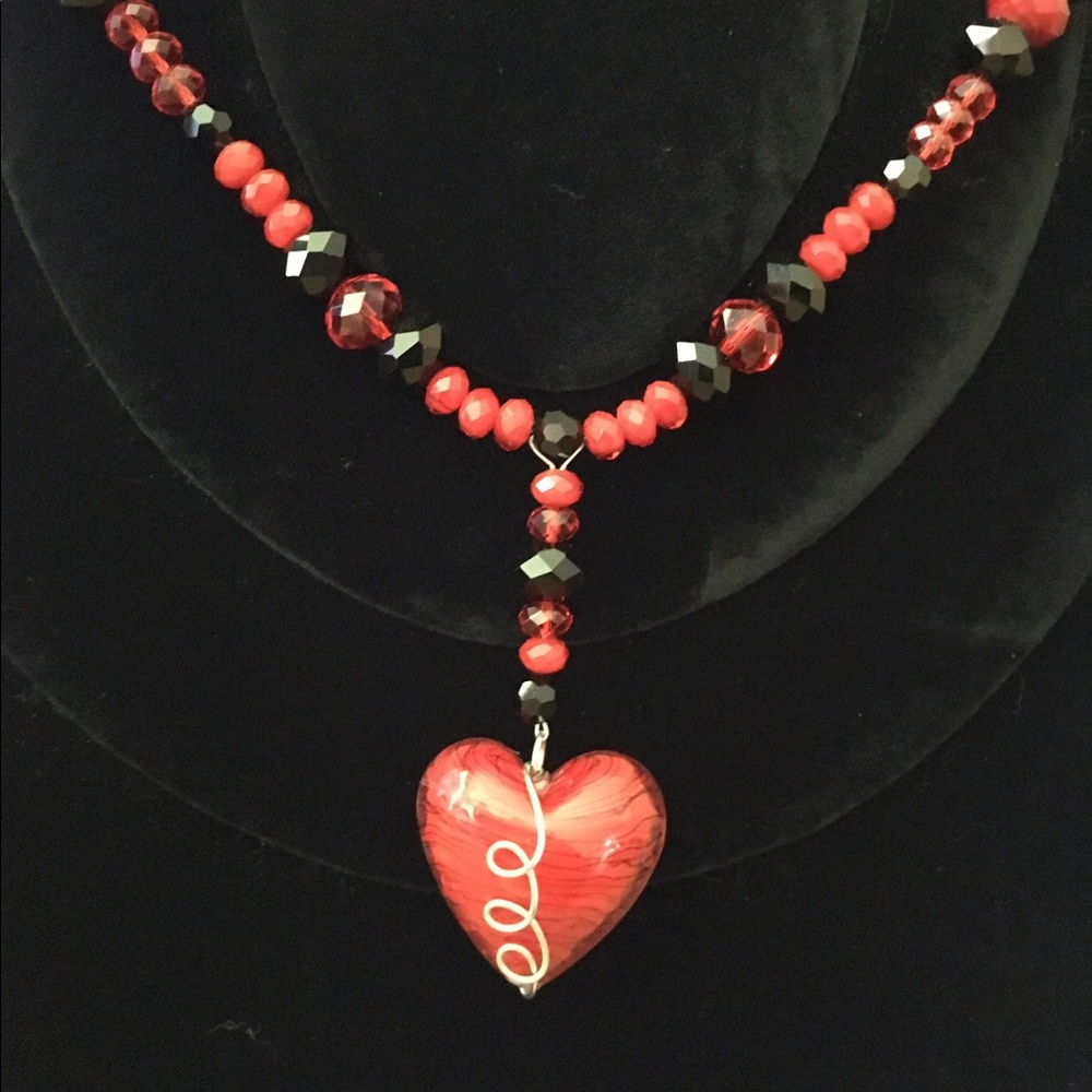 Heart ❤️ Necklace - Hand Crafted