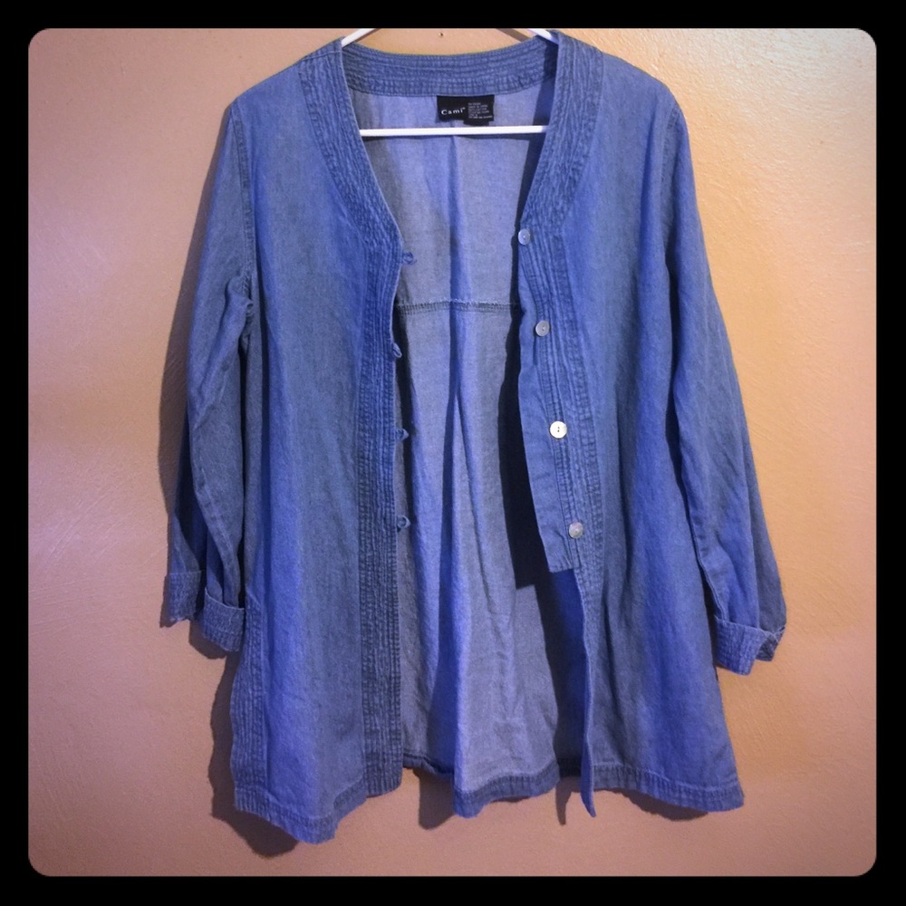 Denim colored Cami top