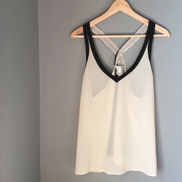 Forever 21 Tops - Forever 21 Sheer Tank Top