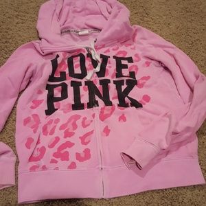 PINK zip up jacket
