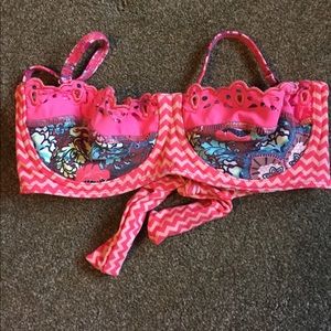 Mashing Scalloped bikini top