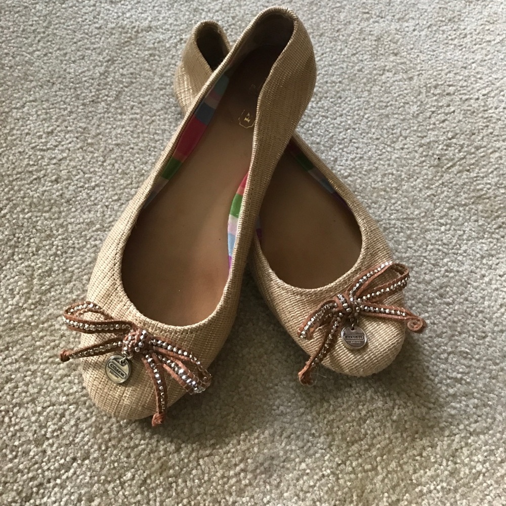 100% authentic Coach flats