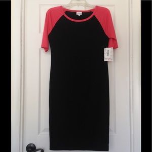 🆕LuLaRoe Black and Pink Small Julia NWT