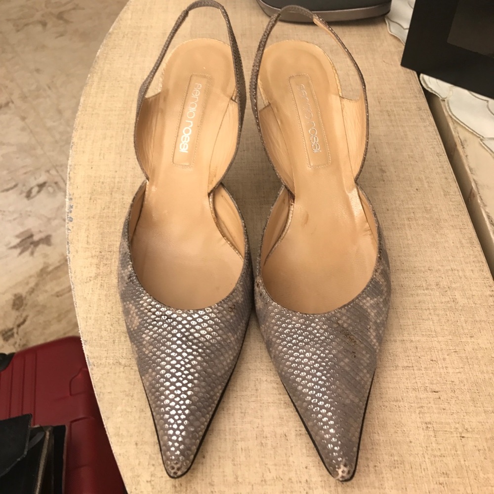 SERGIO Rossi slingback heels