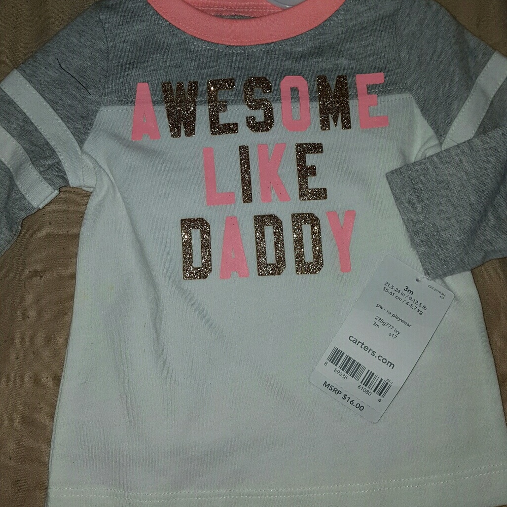 Carters tshirt  for baby girl