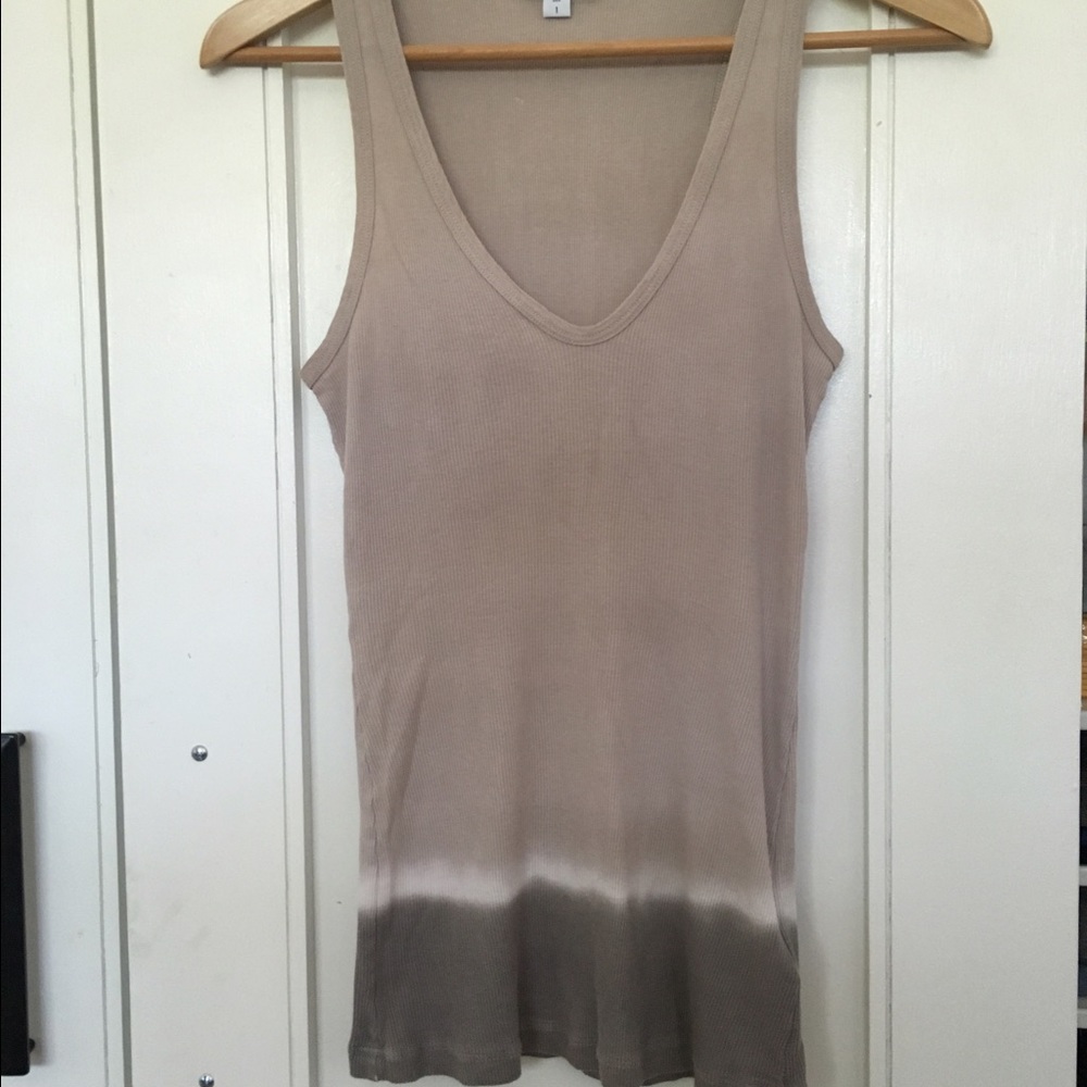 SOLD. James Perse Ombré tie dye tank