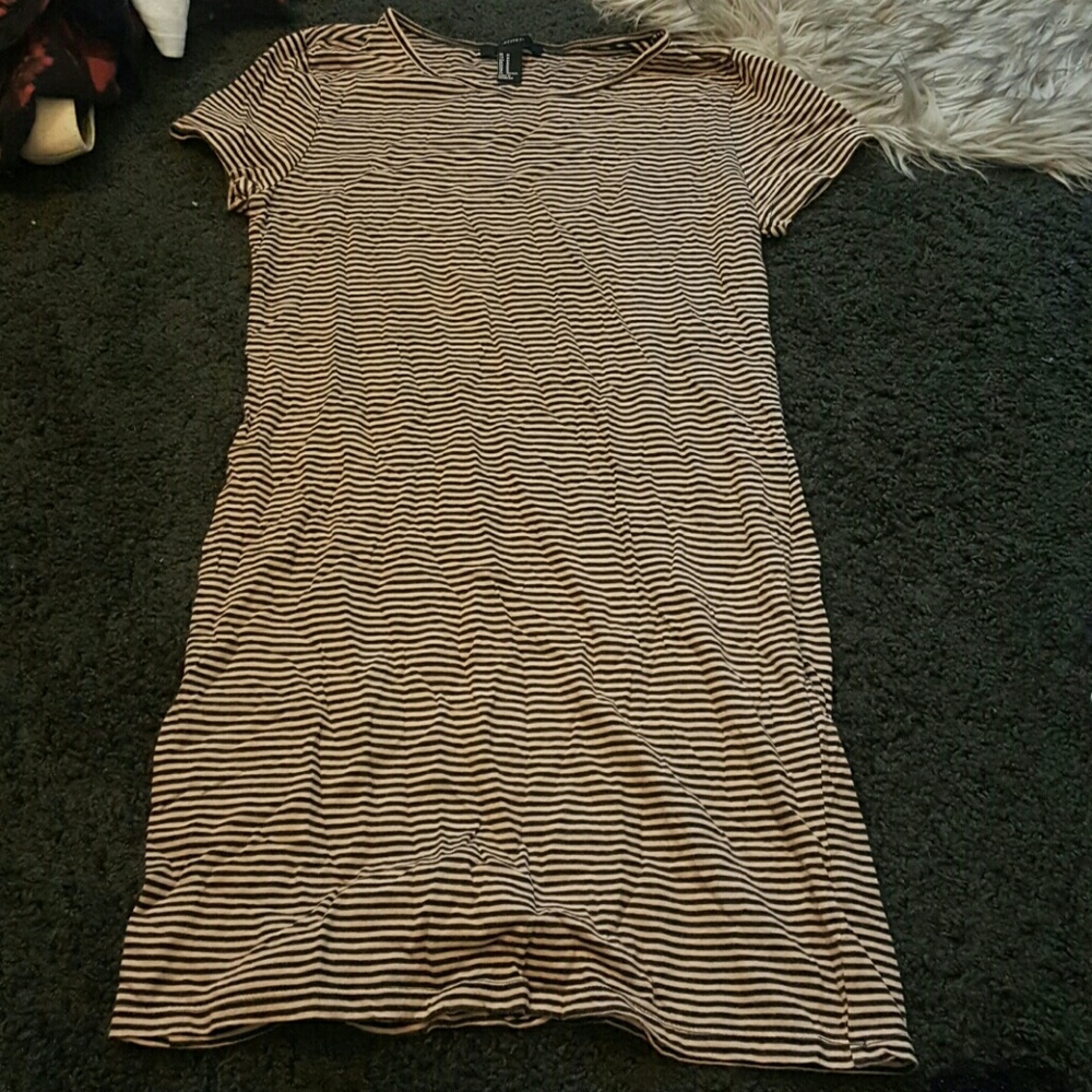 Striped t shirt dress