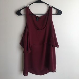 Maroon tank