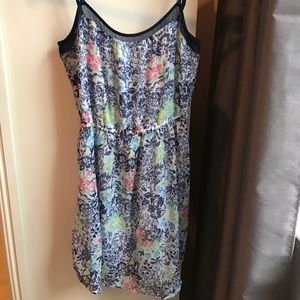 Open-Back Floral Dress