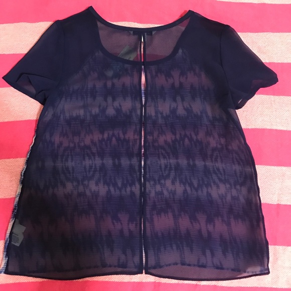 American Eagle Blue Blouse - Picture 3 of 8