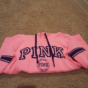 Pullover half zip hoodie