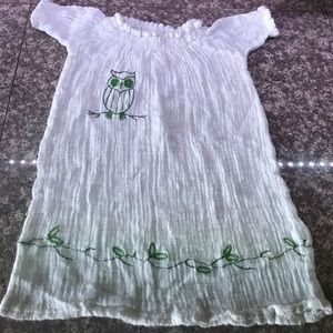 milk + honey Designer VERY soft Owl Dress