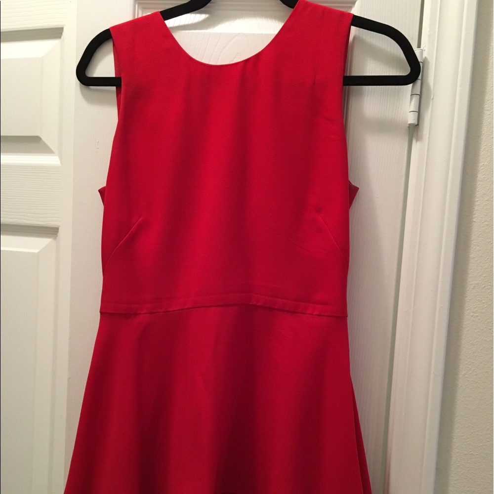 Flirty red top