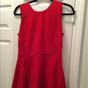Flirty red top