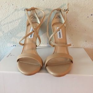 Steve Madden Nude Strappy Heels size 6.5