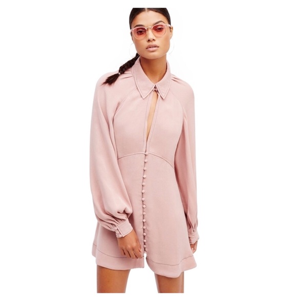 ‼️PRICE FIRM LAST CALL Retro Button Shirt Dress - Picture 2 of 8