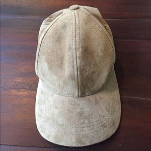 LF suede baseball cap