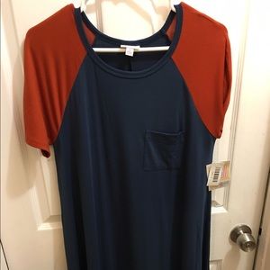 NWT small blue and orange Carly