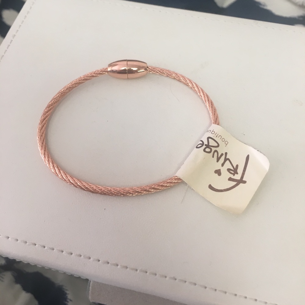 Rose gold bracelet