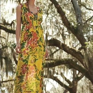Anthropologie "Sungrove" maxi dress