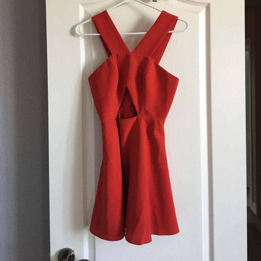 Revolve red dress