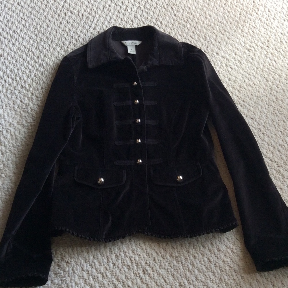 WHBM velvet jacket