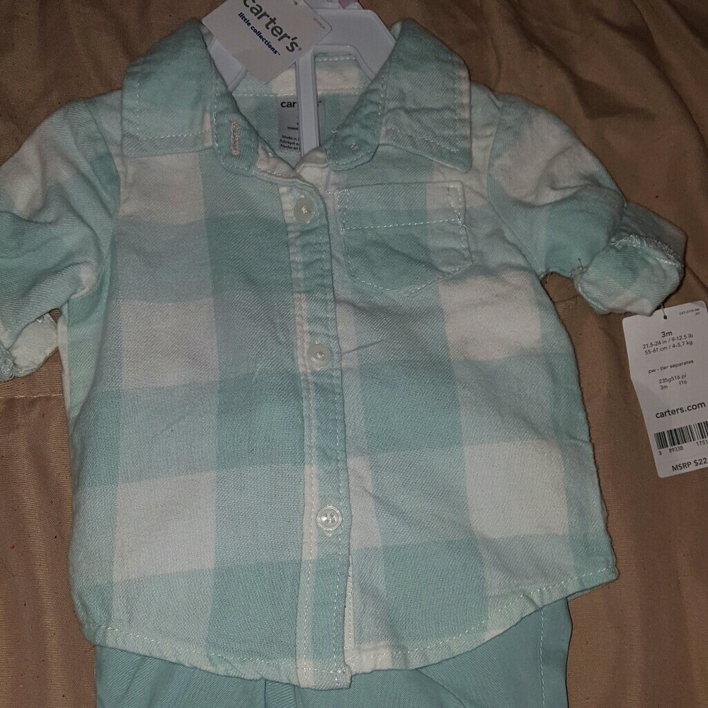 Carter... girl clothes shirt n jogger pants